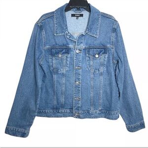 Hudson Women's Blue Denim classic trucker  Jacket